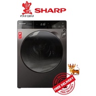 SHARP ES-FW105D7PS 10.5KG FRONT LOAD WASHER / 7.0 KG DRYER