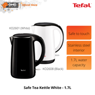 Tefal KO260 1.7L Safe Tea Kettle KO2608 (Black) / KO2601 (White)