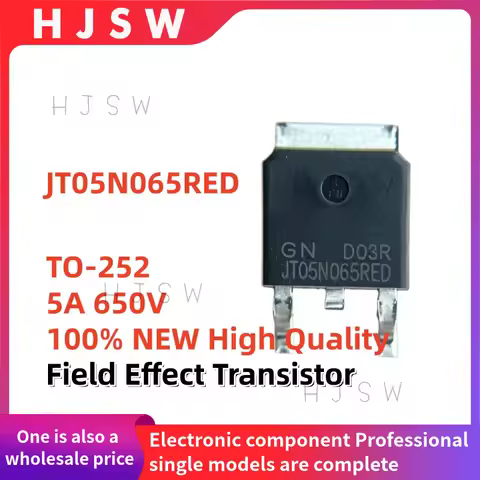 (10/20/30piece)100% New JT05N065RED JT05N065 TO-252 5A 650V Field Effect Transistor In Stock
