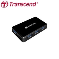 【現貨免運】Transcend 創見 HUB3 4埠 極速 USB 3.1 集線器 HUB 附電源轉換器 可快速充電