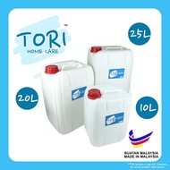 TORI HOME Jerry can 10L 20L 25L Liter Water Container Can | Tong Air | Tong Minyak | Tong Drum | Tong Petro | Water Tank