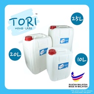 TORI HOME Jerry can 10L 20L 25L Liter Water Container Can | Tong Air | Tong Minyak | Tong Drum | Ton