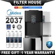 MIDEA Water Dispenser Floorstanding Hot Room Cold 3 Suhu Penapis Air Midea 2037 - 4 Antibacterial Fi