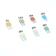 ((Yiqin) Car fuse Automobile Locomotive Plug-In blade Micro 2 Series (10 Pcs)