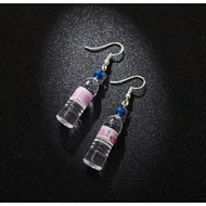 [READY Jkt] EVIAN earrings (EVIAN Bottle earrings/MINERAL Water) Cute Korean earrings