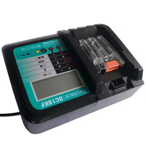 6.5A Li-ion Battery Charger For Makita 14.4V 18V BL1830 BL1815 BL1840 BL1850 Bl1430 BL1415 DC18RC DC