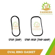 5PCS Oval Ring Cylinder Head Gasket Aircooled Diesel Engine 178F 186F 86FA 188F 190F 192F 7HP-16HP