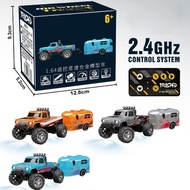 2.4ghz Remote Control Mini Alloy Monster Truck Mini Remote Monster 1:64 Control Remote Car H9d7