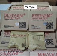 TERBARU!! Pupuk BESFARM SLOW RELEASE (BARCODE) 5 BOX ISI 50 SACHET BASEFARM SR BESTFARM SLOW RELEAS