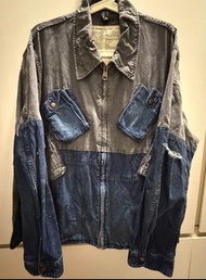 MADNESS MILITARY DENIM 4 POCKETS JACKET (MADE IN JAPAN) - SIZE M