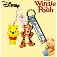 Cartoon cute Winnie the Pooh doll keychain Eeyore doll schoolbag pendant car keychain couple keychai