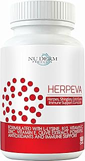 Herp Plus Cold Sore Shingles Herpes Best Supplements Clinical Strength L-lysine Olive Leaf, Pancreat