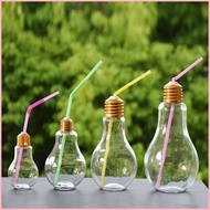 Bulb Bottle, Beverage, Milk Tea Bottle, Juice Drink Bottle, Glass Yogurt Bottle, Milk Tea Drink Cup,