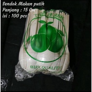 White Plastic Spoon, Table Spoon, Vegetable Spoon