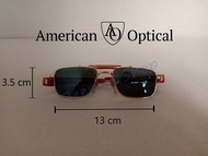 แว่นตา AO MAKE USA. รุ่น AO 126 (Ao 0008)  แว่นตากันแดด แว่นตาวินเทจ แฟนชั่น แว่นตาผู้ชาย แว่นตาวัยรุ่น ของแท้