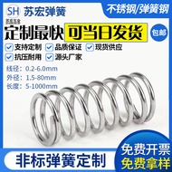 304 Stainless Steel Spring Compression Spring Small Compression Spring Shock Absorption Large Spring