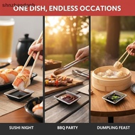 [SHNZFF] 100Pcs Disposable Sauce Dish Practical Sushi Seasoning Tray Mustard Bowl Dipping Plates Foo