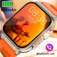 New 600Mah Smart Watch Ultra PK HK8 Pro Max Bluetooth Call TWS Local Music Sport Watch 2.0'' IP68 Waterproof Smartwatch Men 2023