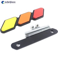 NOBELJIAOO Car 3 Grille Badge Sticker For Toyota Tacoma 4Runner Tundra Decals Car Styling F7G5