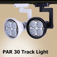 HOME WI Super Bright 25W 35W 45W ปรับ LED Track Light Shop Rail สปอตไลท์ Parlight โคมไฟ PAR30