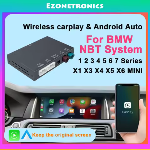 Wireless CarPlay for BMW NBT ID4 System 1 2 3 4 5 6 7 Series 1 X3 X4 X5 X6 MINI CarPlay Interface su