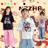 💖2025 New Labubu & Nezha Nebubu Tshirt The Movie Nezha2 Tshirt for Kids Unisex 100-150cm