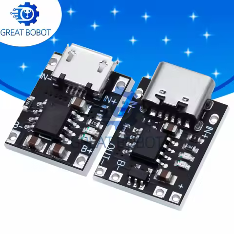 1~10PCS BS Mini lithium battery charging module 1A charging board TP4056 module 18650 charger MICRO 