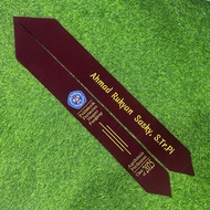 (2 LAYER CLOTH) NECKLACE SLING NECK SLING/ GRADUATION SLING/ Makassar graduation sling/ Makassar sli