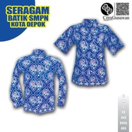 Dijual SERAGAM BATIK SMP - BATIK DEPOK RESMI Limited