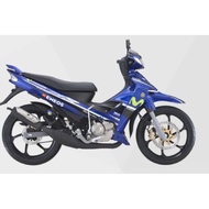 COVER SET Y125ZR Y125Z BIRU GP BIRU MOVISTAR DPBMC BIRU 46 ORIGINAL 100% HLY + STICKER ORIGINAL 100%