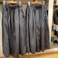 UniqloˉYoujia Yanye U Family Dress Pleated Skirt Casual Fashion Skirt Elastic Waist Slim Long Skirt