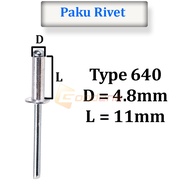 Rivet Rivet Rivet Rivet Rivet 640 4.8mmx11mm