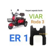 Karpet sepeda listrik roda tiga Viar ER1 roda 3 ER 1