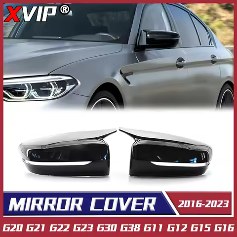 XVIP Carbon Look Mirror Cover Cap Shell For BMW 3 4 5 7 8 Series G20 G21 G22 G23 G30 G38 G11 G12 G15