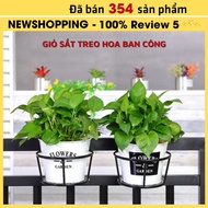 Iron rack for hanging balcony flower pots ️ balcony flower pot hanger, balcony flower pot hanging ba