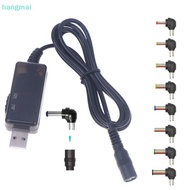 {hangmai} 1 Set Router Mini Fan Speaker Camera Accessories Universal 5V 9V 12V USB To DC Power Cable