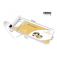 Voucher book \ Coupon Book \ Gift Voucher Book Customized printing full color