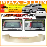 PERODUA ALZA 2009-2013 SE SPOILER SE STYLE REAR TRUNK SPOILER ALZA LAMA OLD ALZA FIRST MODEL SE SPOILER BODYKIT CAR