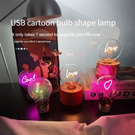 [USB] Creative Style Bulb Rechargeable Type-C Interface Decorative Bulb Handheld LED Filament Bulb N