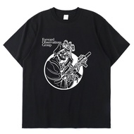 Gbrs Forward Observations Group Skull Print Cotton Short Sleeve T-Shirt Punk Gothic Vintage Fashion 