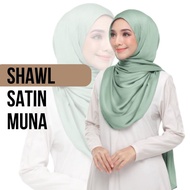 Shawl Satin Muna Exclusive Muna Ombra satin ( 1.8 m)