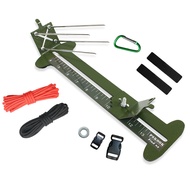 [Ship in 24h] Paracord Bracelet Jig Kit Tool Weaving DIY Maker with No Slip Rubber Feet From 4 Inche