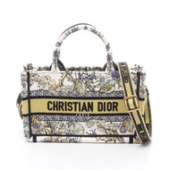 【二手，A級】迪奧 (Dior) Book Tote Mini 兩用多色帆布手提包（女士款）