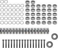 MITZONE Ls Rocker Arm Trunion Kit,Rocker Arms Trunion Kit w/Clips for LS1 LS2 LS6 LS3 LQ4 4.8 5.3 5.