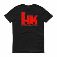 Heckler And Koch Red Logo T Shirt 2Nd Amendment Pro Rights Tee Rifle New