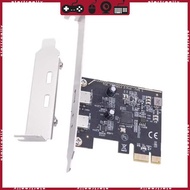 STA PCIE Type C Card PCIE X1 to 2 Port USB C Adapter HUB PCIE USB 3 2 Gen1 5Gbps Expansion Card ASM1