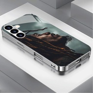 Bob Marley 06 Luxury Plated Frame Glass Phone Case For Samsung Galaxy S22 S23 S24 S25 S26 Ultra A22 