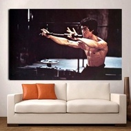Bruce Lee Canvas Bruce Lee Action Poster Canvas Print Bruce Lee Movie Canvas Print Wall Hanging Canv