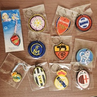 GANTUNGAN Football Club Logo Keychain | Soccer Club Keychain | Soccer Fridge Magnet
