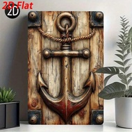 HELLOYOUNG Vintage Aluminum Wall Art Home Decor for Cafe Halloween Christmas Gift